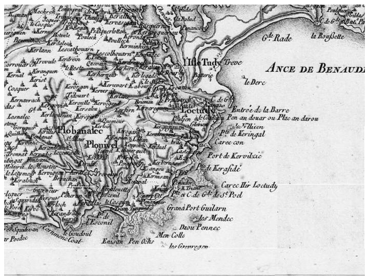 loctudy - carte de cassini