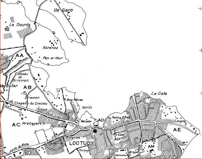 loctudy - carte port init