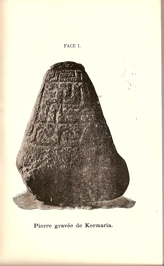 loctudy - pierre grav�e de kermaria