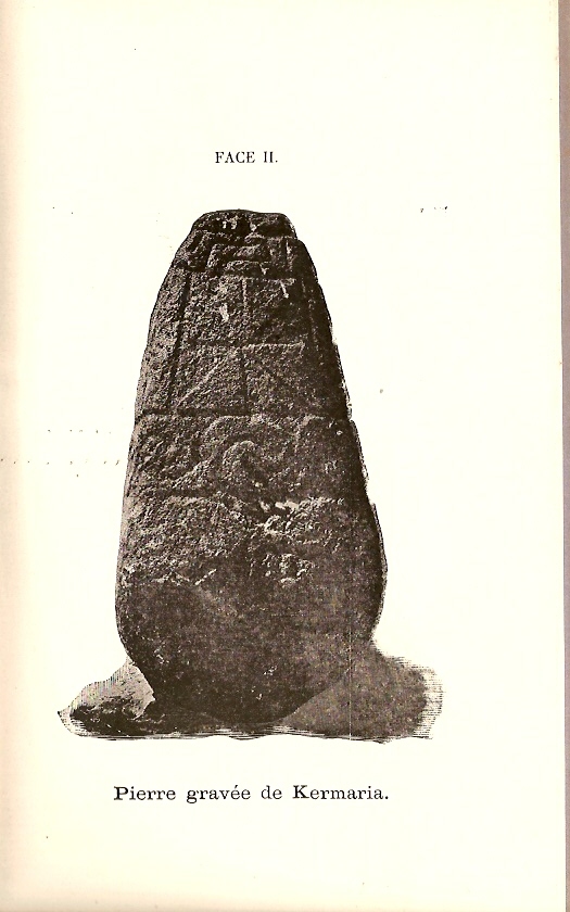 loctudy - pierre grav�e de kermaria