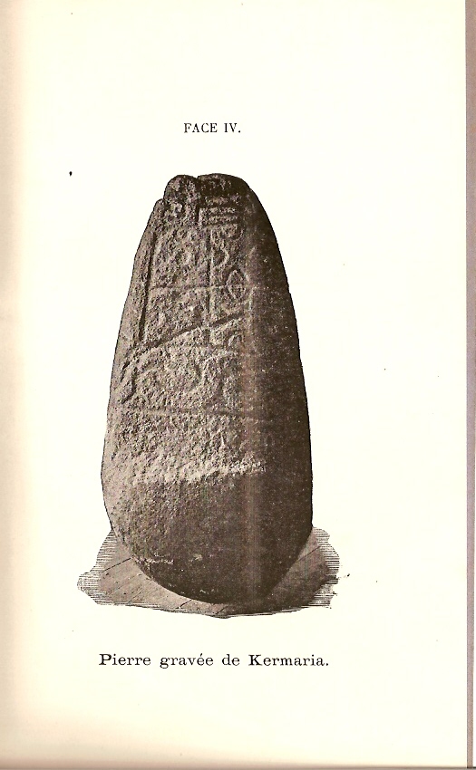 loctudy - pierre grav�e de kermaria